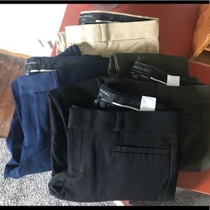 Banana Republic Sloan Pants Lot! Size 4.
